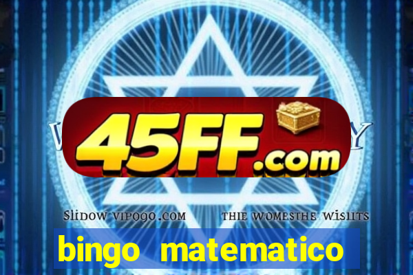 bingo matematico para ensino medio